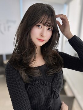 エアー 青山(AIR) 美髪レイヤーカット/顔まわりレイヤー/くびれミディアムレイヤー