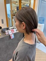 ユニ バイ マグ 長野店(Uni.by Mag)&nbsp;" 透け感抜群" ダブルカラー ミルクティーピンクベージュ