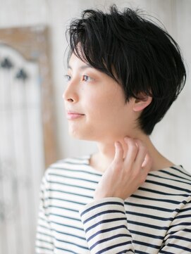 トニーアンドガイメン ホテル京阪仙台店(TONI&GUY MEN) 20代30代七三分け斜めバング刈り上げない就活メンズカットk仙台