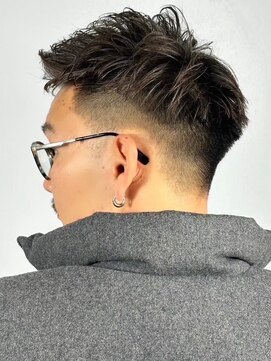 ヒロギンザ 浜松町店(HIRO GINZA) ハイスキンフェード×ラフアップショート