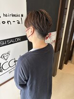 シーズナル メンズツーブロックショート