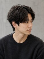ノエルヘアー(Noel hair)&nbsp;韓国マッシュセンターパートダウンパーマニュアンスパーマウルフ