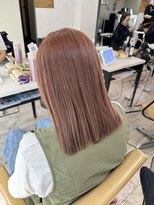 プライズ 所沢プロぺ通り店(prize)&nbsp;オレンジベージュ韓国風レイヤーカット所沢