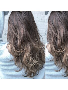 アライブ ハラジュク(ALIVE harajuku) 【ALIVE原宿】バレイヤージュセミウェットグラデーションカラー