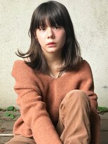 ローブ アオヤマ(LOAVE AOYAMA)&nbsp;【LOAVE】 透明感カラー / カーキアッシュ / 重ためロブ