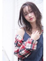 エイミー(Aimee) Aimee 伸びかけバング×シアーグレージュ