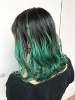 オーティティ(O-TETE)&nbsp;O-tete エメラルドオーシャングラデーションビフォーアフター