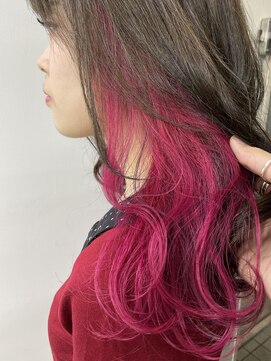 ノラ シンディ(NORA CYNDY) ビビッドピンクインナー×ブラウン☆