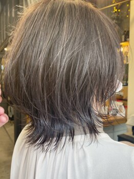キセツ(ki se tsu)の写真/【矢場町徒歩2分】《ki se tsu》自慢のオリジナルカットと透明感のあるカラーで、色を楽しむ白髪染めを！