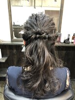 櫛の屋 ピン4本！キレイめハーフアップ《ラムネhairヒサマツマユミ》