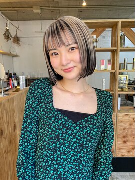 レーン(LANE) アンブレラカラー+ボブ