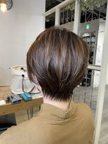 アンプヘアー 二条店(unpeu hair) 【ショートカット】ハイライト/イルミナカラー