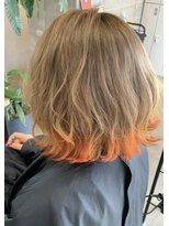 ボタニウムドットハイクバイアールサロン(BOTANIUM.Hk by Rr SALON)&nbsp;【BOTANIUM.Hk by RrSALON】裾オレンジ