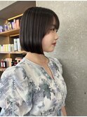 ボブストレートヘア