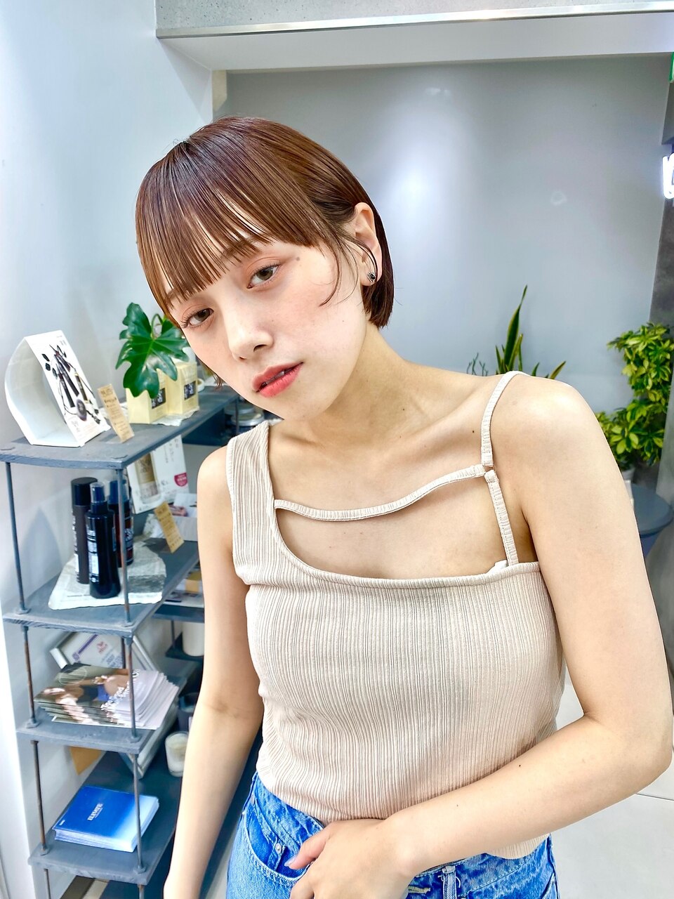 フルバング 20代30代ショートボブ：L181672612｜ヴェイン 渋谷(vain)の