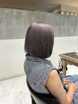 ガリカ(Gallica kinshicho)&nbsp;【有坂映哉】大人かわいい切りっぱなしボブ/ラベンダーベージュ