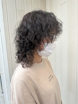 ホワイト(WHITE HAIR@NICOLA) 悩み解消ウルフパーマ