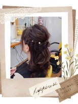 ひつじアール(R)&nbsp;ハーフアップ