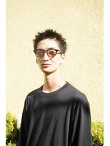 キュー(Cue_)&nbsp;無造作スパイキーショート×メンズパーマ