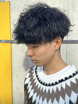 ニアウ 太田店(Niau) 波巻きスパイラルパーマメンズマッシュメンズカットメンズパーマ