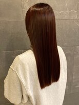 ディスコネクト(DISCO-N-NECT) 髪質改善トリートメント　ロングヘア　ストレート　艶感　うる艶