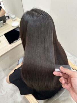 ジーナ 姪浜(Zina) [Zina姪浜]髪質改善/アッシュブラック/シアーカラー/韓国ヘア