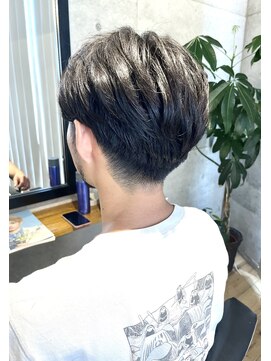 プライベートサロン タケウチ(private salon タケウチ) センターパート×刈り上げ