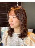 CIEN 杉本希 巻き髪風パーマ