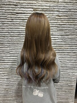 ビス ヘア アンド ビューティー 西新井店(Vis Hair＆Beauty) 20代30代30代モカベージュナチュラル耳掛け乾かすだけ美肌