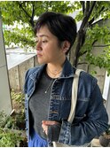 癖毛活かしショート