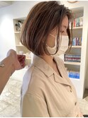 【CROP】白髪ぼかし×ベージュカラー×10トーン