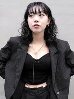 パークレーン アイス イヴェン(park lane ICI yeven)&nbsp;ミディアムパーマミディアムレイヤー顔まわりカットYUKI