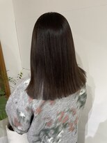 2195ヘアー 世田谷代田(2195hair)&nbsp;地毛風カラー/地毛風ストレート/切りっぱなし/髪質改善