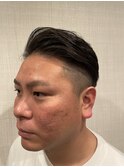 ツーブロックカジュアルサイドバック