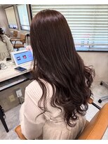 アジールヘア 東上野店(agir hair)&nbsp;大人可愛いブリーチなし透明感オリーブベージュカラー【上野】