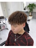 ツイストスパイラルパーマツイストパーマメンズパーマ刈り上げ