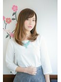 【anis musee 苫小牧】ベージュカラー くせ毛風 ふわミディ☆