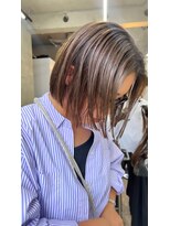 ソルトウォーター(SALT WATER)&nbsp;ピンクベージュ/イメチェン/ハイトーン/ブリーチ/恵比寿/代官山