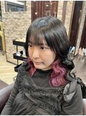 デザインカラーでお洒落スタイル/インナーカラー