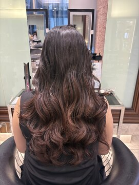 アピッシュ ギンザ(apish ginza) コテ巻き風パーマ/ワンホンヘア/大人パーマ/デジタルパーマ