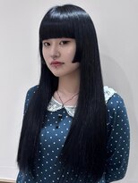 ゼスト フィーノ(ZEST fino)&nbsp;【KYOKA】ブラックカラー/黒髪ロング/姫カット