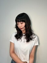 シェノン 武庫之荘(CHAINON)&nbsp;パーマ風×ブラックカラー