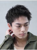 仙台スパイキーショートパーマピンパーマツイストパーマ刈り上げ