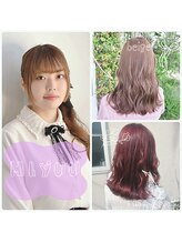 【stylist:みゆう】ゆるっとミディアム、ロングhairやpink colorが得意です♪ 