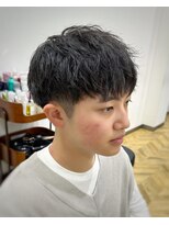 オリジン サロン(THE ORIGIN'S SALON) マッシュショート緩めツイストスパイラル