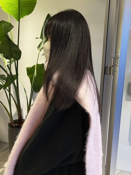 美容室 アイディー i-dee 赤みを抑えたブラウンカラー