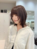 シュク 高円寺(SYUK)&nbsp;加藤【高円寺】ウルフレイヤー/外ハネミディ/くびれヘア