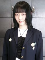 ヘアー アイス ルーチェ(HAIR ICI LUCE)&nbsp;レイヤーボブデザインカラーラベンダー春カラーグレージュ太田