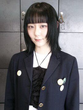 ヘアー アイス ルーチェ(HAIR ICI LUCE) レイヤーボブデザインカラーラベンダー春カラーグレージュ太田