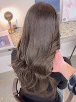 ミリ(mm)&nbsp;10代20代30代ブリーチ無し透明感グレージュ髪質改善仙台韓国